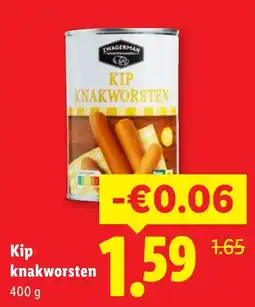 Lidl Zwagerman Kip knakworsten aanbieding