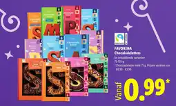 Lidl Favorina Chocolateletters aanbieding