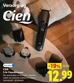 Lidl Cien 5-in-1 baardtrimmer aanbieding