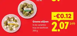Lidl Groene olijven aanbieding