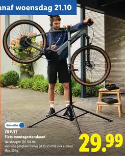 Lidl Crivit Fiets montagestandaard aanbieding