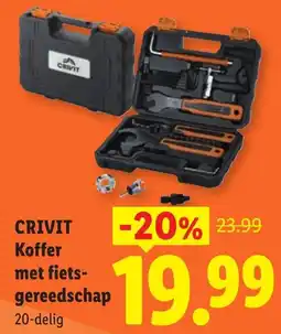 Lidl Crivit Koffer met fietsgereedschap aanbieding