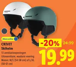 Lidl Crivit Skihelm aanbieding