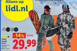 Lidl Crivit Freeride ski-jas aanbieding