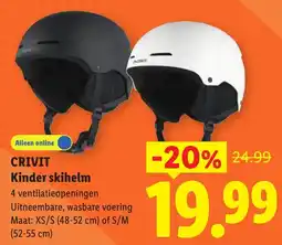 Lidl Crivit Kinder skihelm aanbieding
