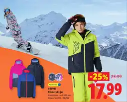 Lidl Crivit Kinder ski-jas aanbieding
