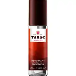 De Online Drogist Tabac Original Deodorant Natural Spray aanbieding
