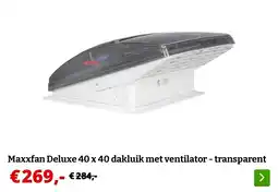 Obelink Maxxfan Deluxe 40 x 40 dakluik met ventilator aanbieding