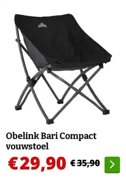 Obelink Obelink Bari Compact vouwstoel aanbieding
