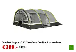 Obelink Obelink Lugano 6 XL Excellent CoolDark tunneltent aanbieding