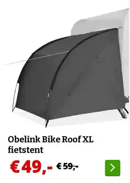 Obelink Obelink Bike Roof XL fietstent aanbieding