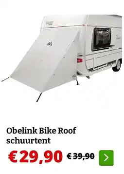 Obelink Obelink Bike Roof schuurtent aanbieding