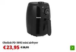Obelink Obelink PD-3892 mini airfryer aanbieding
