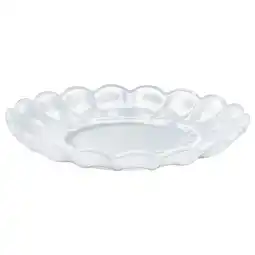 IKEA SmÅnÄckros Kaarsenschotel, wit, 14 cm aanbieding