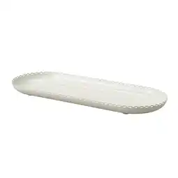 IKEA Turturduva Kaarsenschotel, ecru, 45x17 cm aanbieding