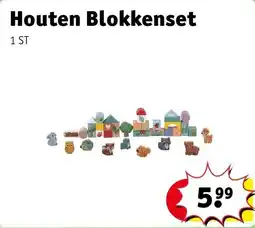 Kruidvat Houten Blokkenset aanbieding