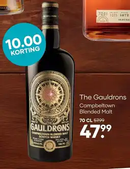 Mitra The Gauldrons Campbeltown Blended Malt aanbieding