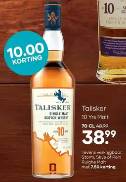 Mitra Talisker 10 Yrs Malt aanbieding