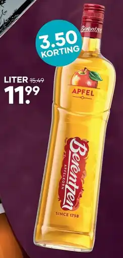 Mitra Berentzen Apfelkorn aanbieding