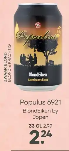 Mitra Populus 6921 BlondEiken by Jopen aanbieding