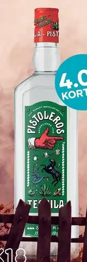 Mitra Pistoleros Silver Tequila aanbieding