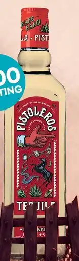 Mitra Pistoleros Reposado Tequila aanbieding
