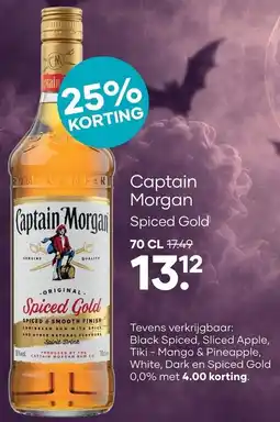 Mitra Captain Morgan Spiced Gold aanbieding
