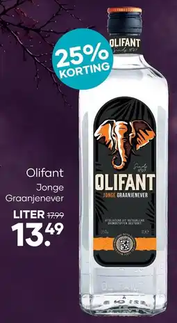 Mitra Olifant Jonge Graanjenever aanbieding