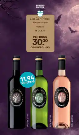 Mitra Les Confréries aanbieding