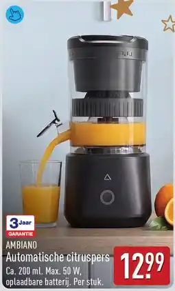 ALDI Ambiano automatische citruspers aanbieding
