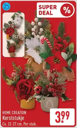 ALDI Home Creation Kerststukje aanbieding