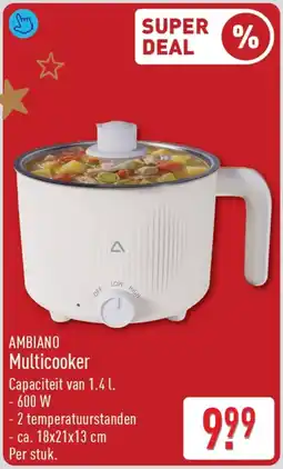 ALDI Ambiano Multicooker aanbieding