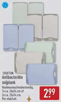 ALDI Crofton Antibacteriële snijplank aanbieding