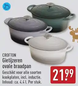 ALDI Crofton Gietijzeren ovale braadpan aanbieding