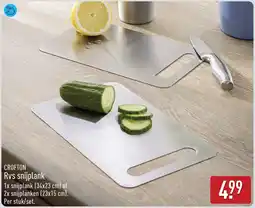 ALDI Crofton Rvs snijplank aanbieding