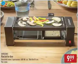 ALDI Ambiano Raclette duo aanbieding