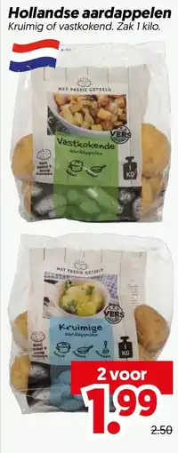 Dekamarkt Hollandse aardappelen aanbieding
