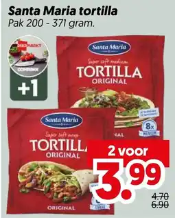 Dekamarkt Santa Maria tortilla aanbieding