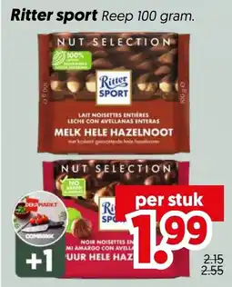 Dekamarkt Ritter sport aanbieding