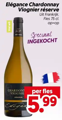 Dekamarkt Elégance Chardonnay Viognier réserve aanbieding