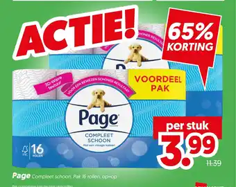 Page Compleet schoon