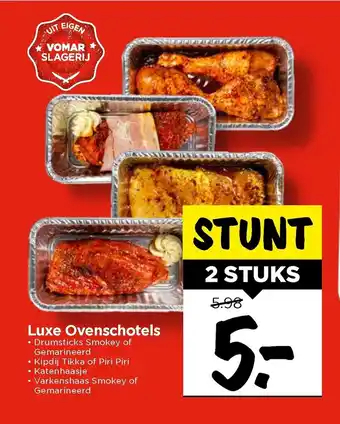 Vomar Voordeelmarkt Luxe Ovenschotels 2 stuks aanbieding