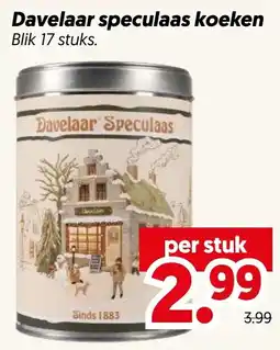 Dekamarkt Davelaar speculaas koeken aanbieding
