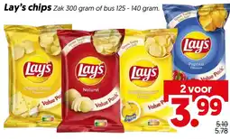 Dekamarkt Lay's chips aanbieding