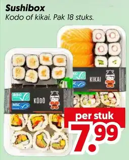 Dekamarkt Sushibox aanbieding