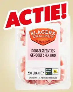 Dekamarkt Slagerskwaliteit dobbelsteentjes gerookt aanbieding