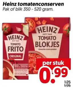 Dekamarkt Heinz tomatenconserveren aanbieding