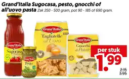 Dekamarkt Grand'Italia Sugocasa, pesto, gnocchi of all'uovo pasta aanbieding