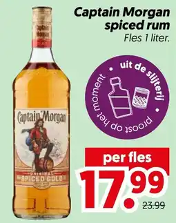 Dekamarkt Captain Morgan spiced rum aanbieding