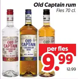 Dekamarkt Old Captain rum aanbieding